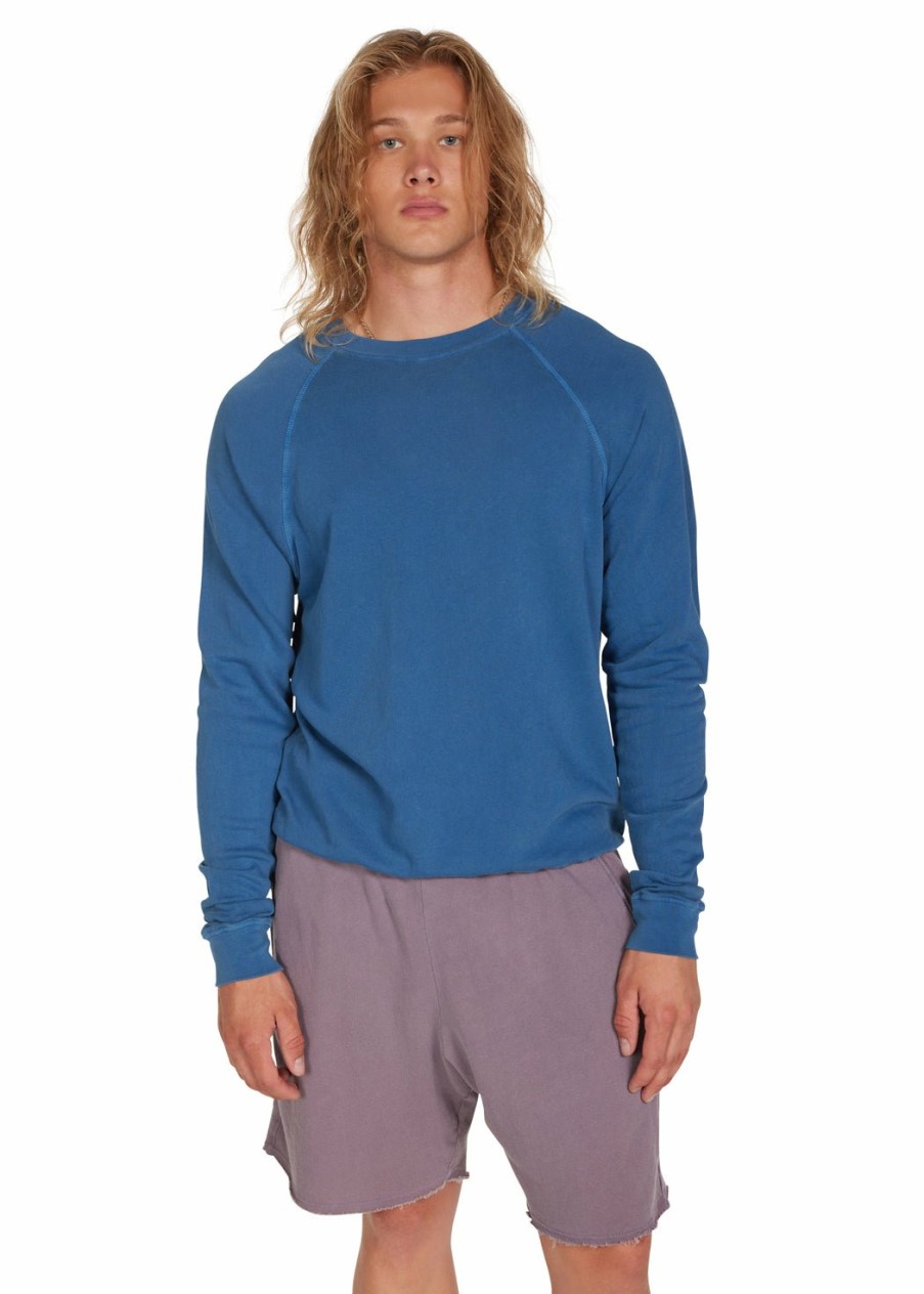 For Him LES TIEN Sweaters | French Terry Crew Neck Raglan