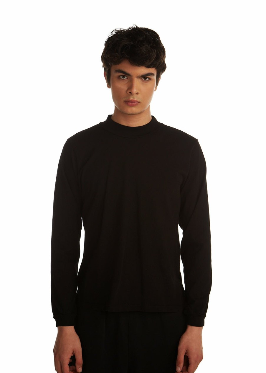 For Him LES TIEN Tees | Heavyweight Mock Neck Long Sleeve