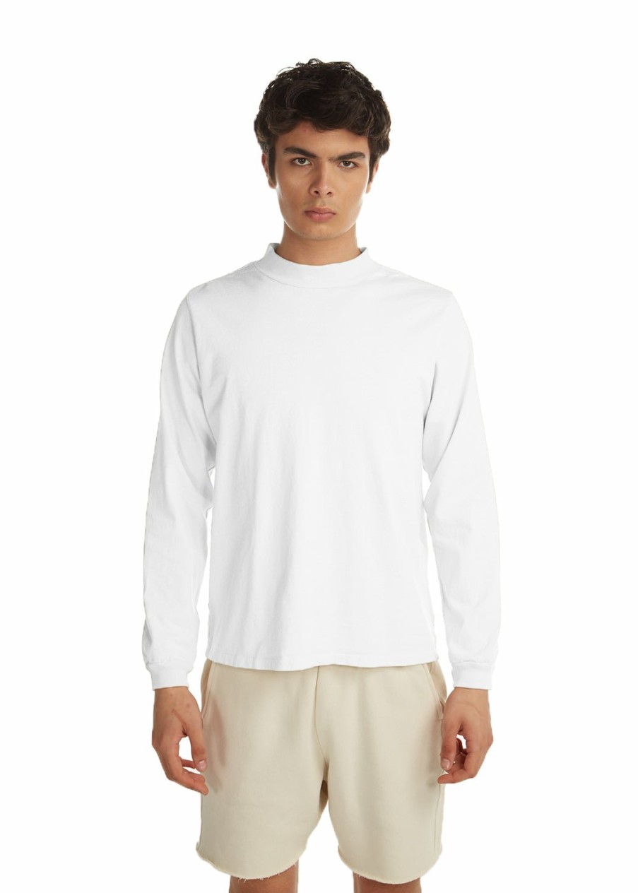 For Him LES TIEN Tees | Heavyweight Mock Neck Long Sleeve