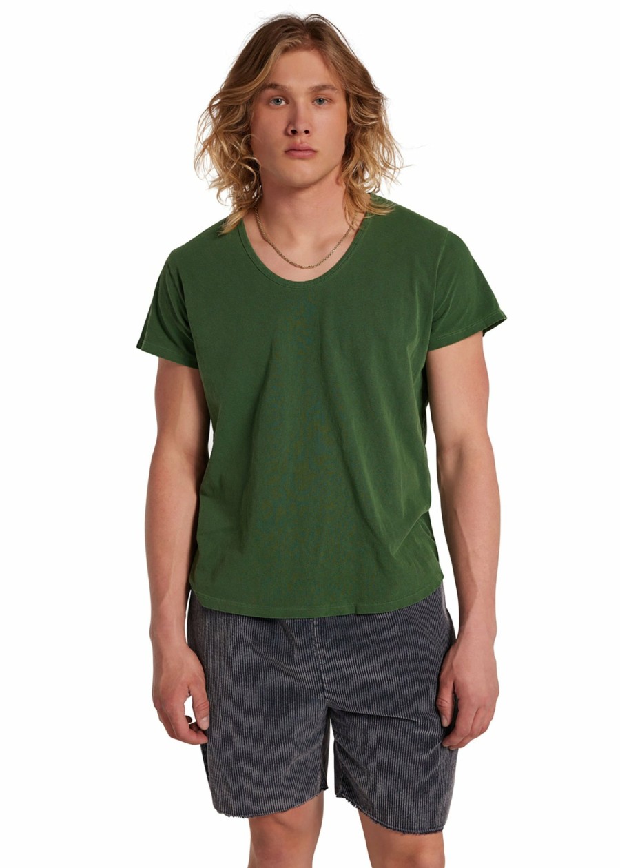 For Him LES TIEN Tees | Organic Scoop Neck Tee