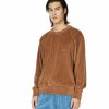 For Him LES TIEN Crew Necks | Velour Crop Crew