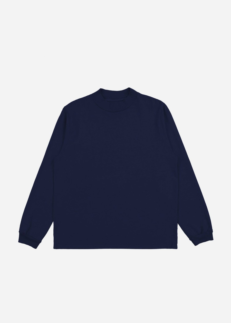 For Him LES TIEN Tees | Heavyweight Mock Neck Long Sleeve