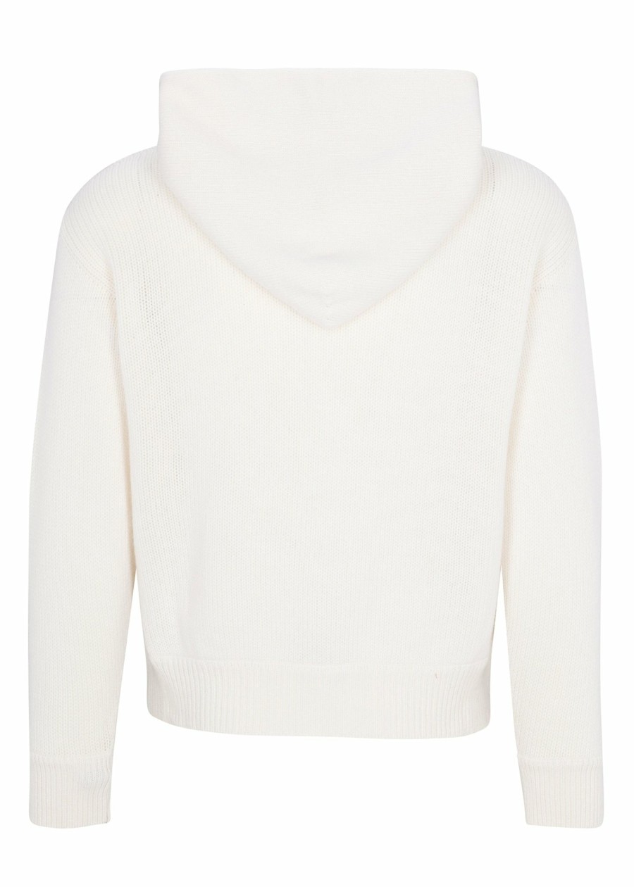 For Him LES TIEN Hoodies | Cable Knit Cashmere Crop Hoodie