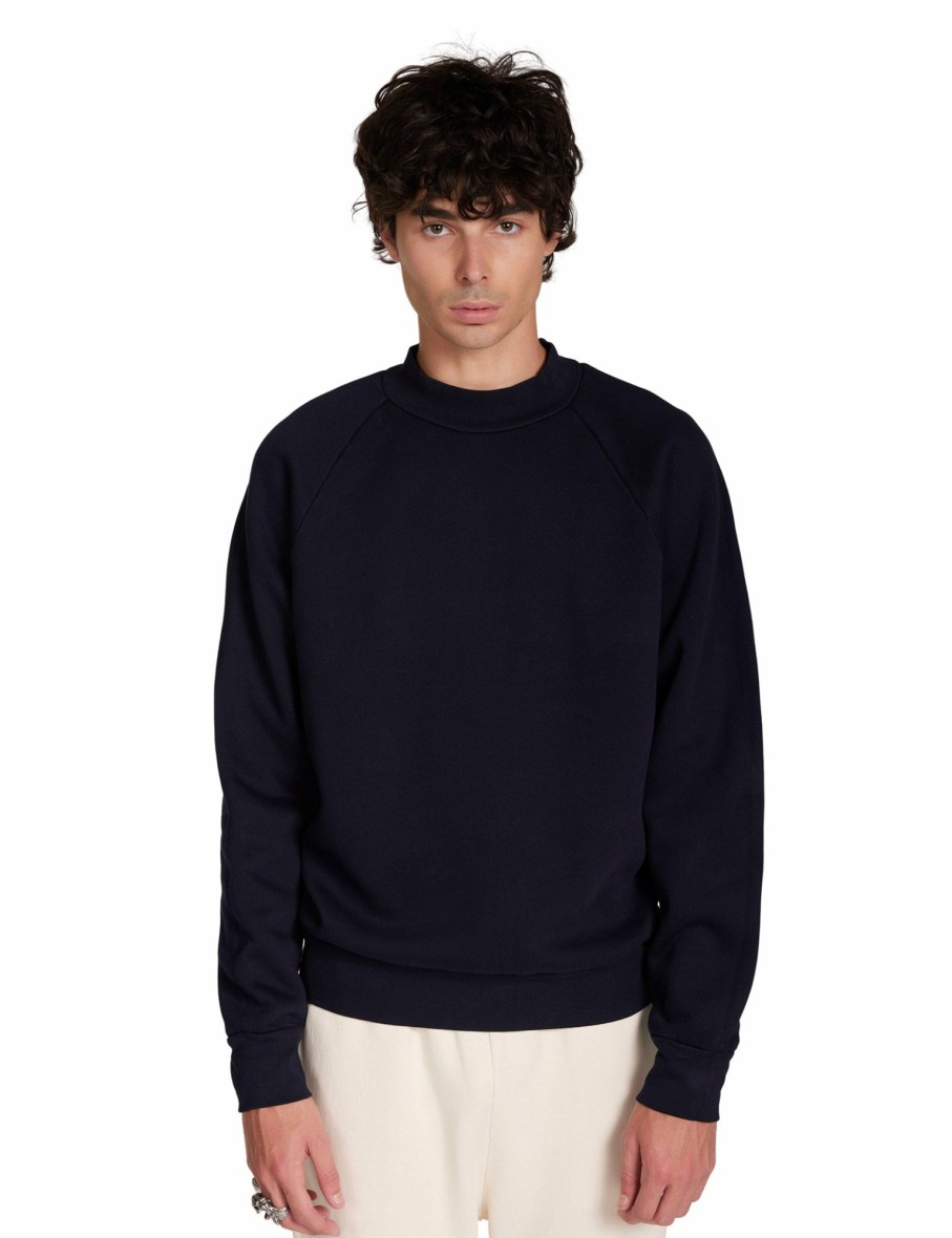 For Him LES TIEN Long Sleeve Tops | Heavyweight Mock Neck Raglan