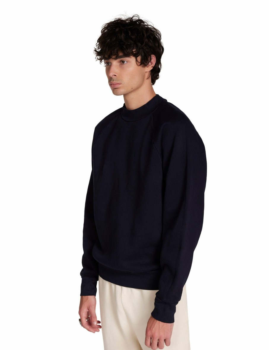 For Him LES TIEN Long Sleeve Tops | Heavyweight Mock Neck Raglan