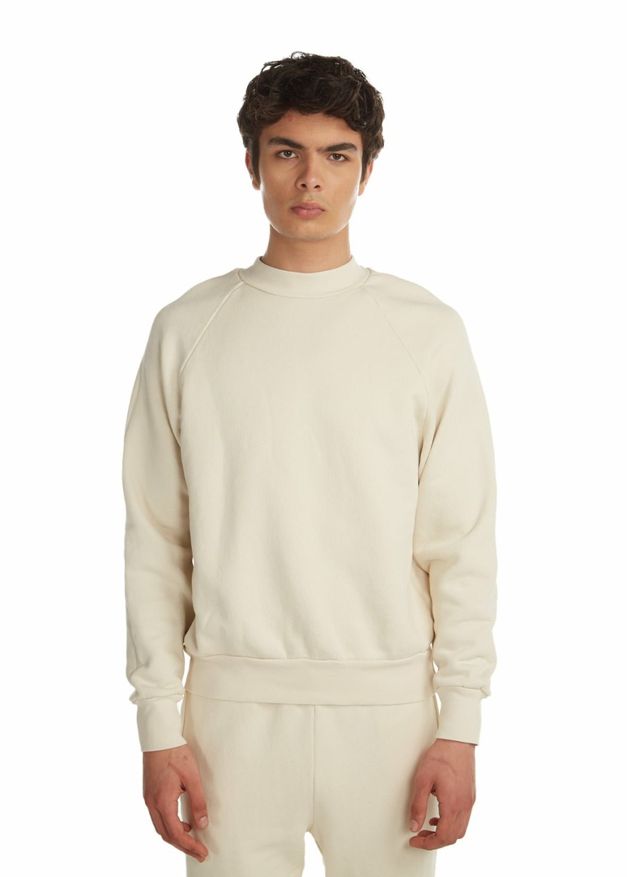 For Him LES TIEN Sweaters | Heavyweight Mock Neck Raglan