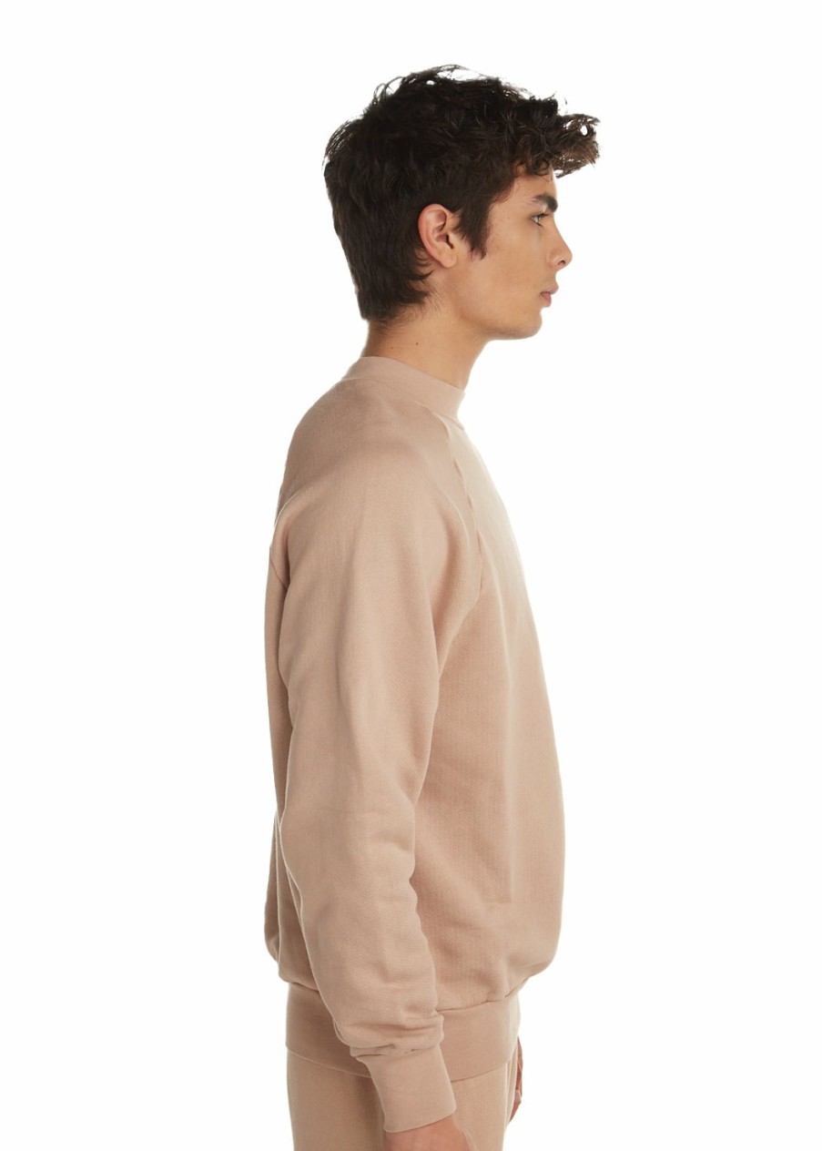 For Him LES TIEN Long Sleeve Tops | Heavyweight Mock Neck Raglan