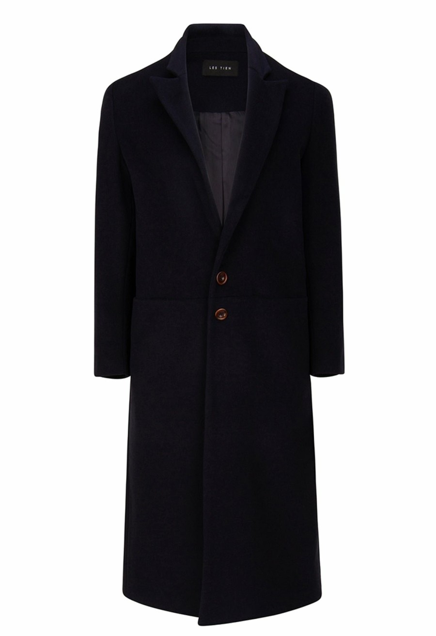 For Him LES TIEN Outerwear | Black Label Car Coat