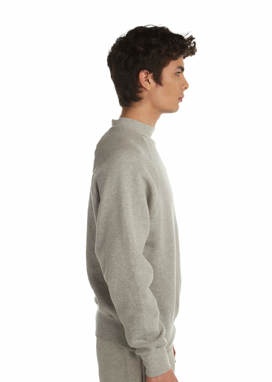 For Him LES TIEN Sweaters | Heavyweight Mock Neck Raglan