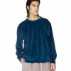 For Him LES TIEN Crew Necks | Velour Crop Crew