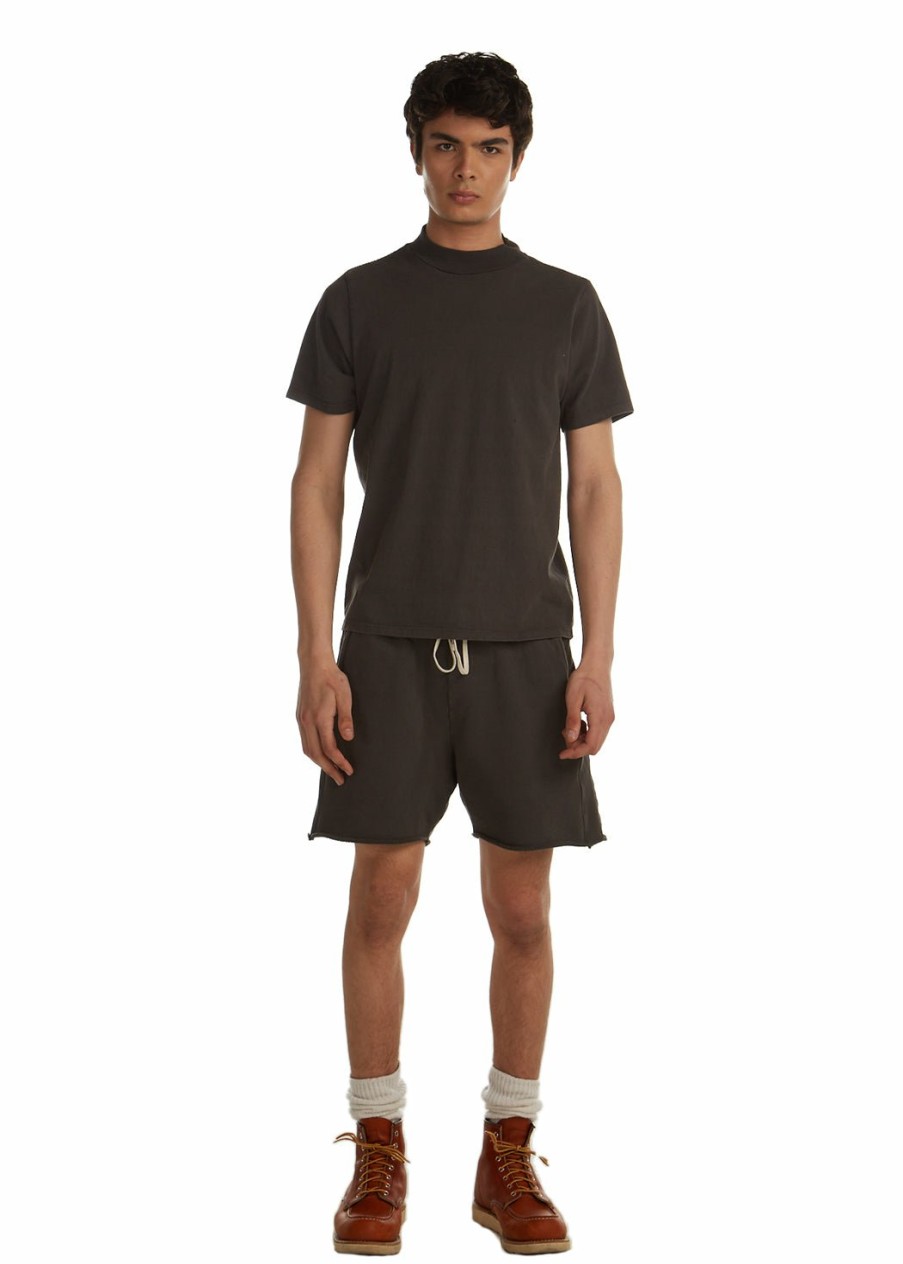 For Him LES TIEN Short Sleeve Tops | Heavyweight Mock Neck Tee