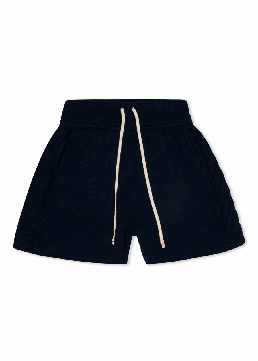 For Him LES TIEN Shorts | Cable Knit Cashmere Yacht Short