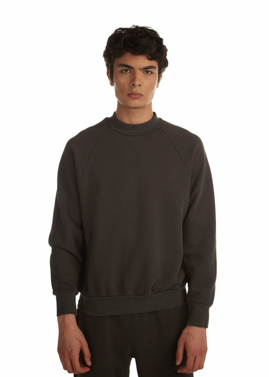 For Him LES TIEN Sweaters | Heavyweight Mock Neck Raglan