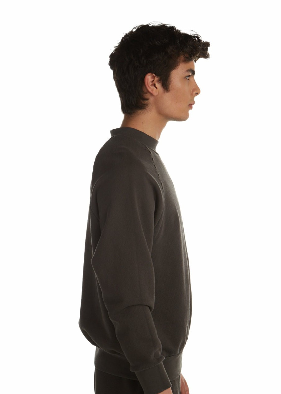 For Him LES TIEN Sweaters | Heavyweight Mock Neck Raglan