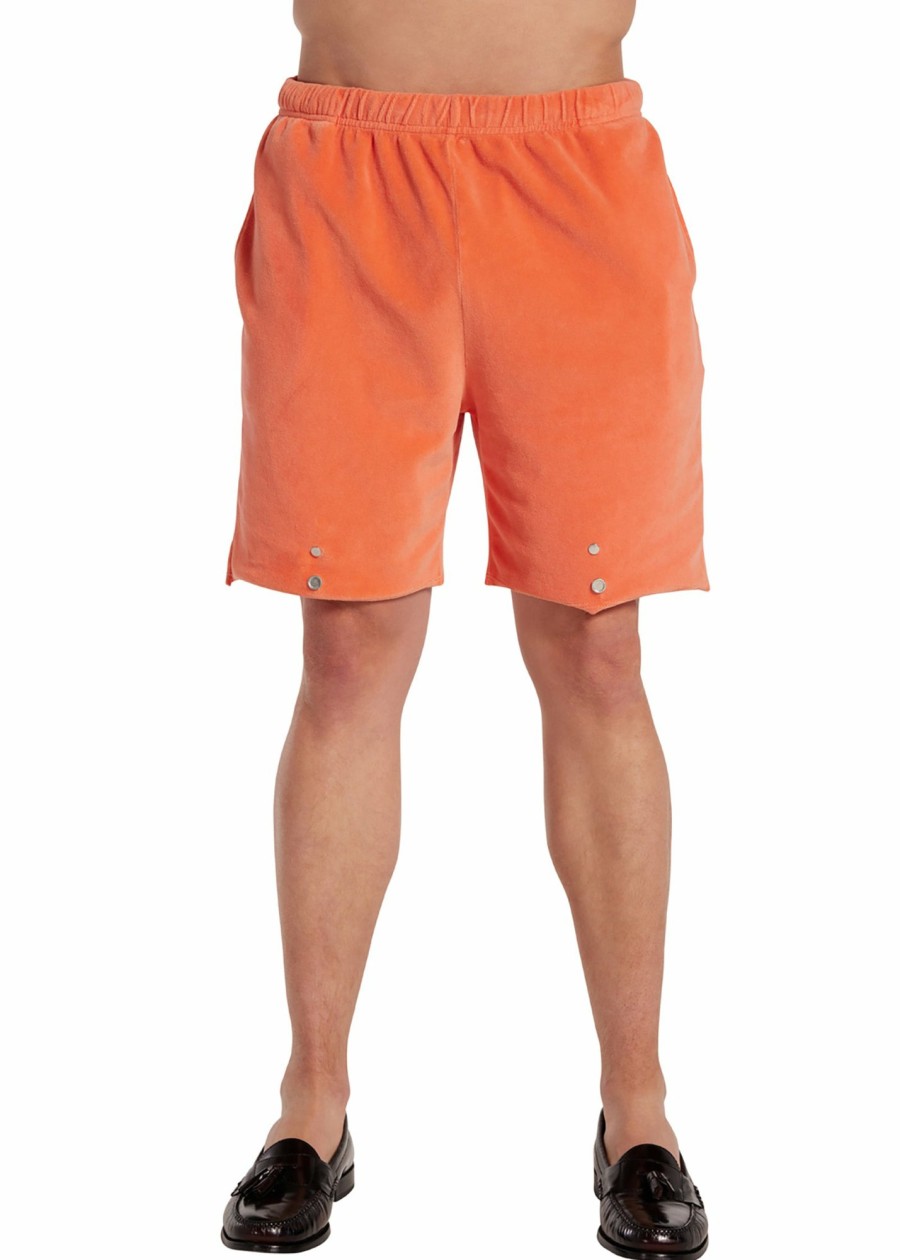 For Him LES TIEN Shorts | Velour Snap Front Short