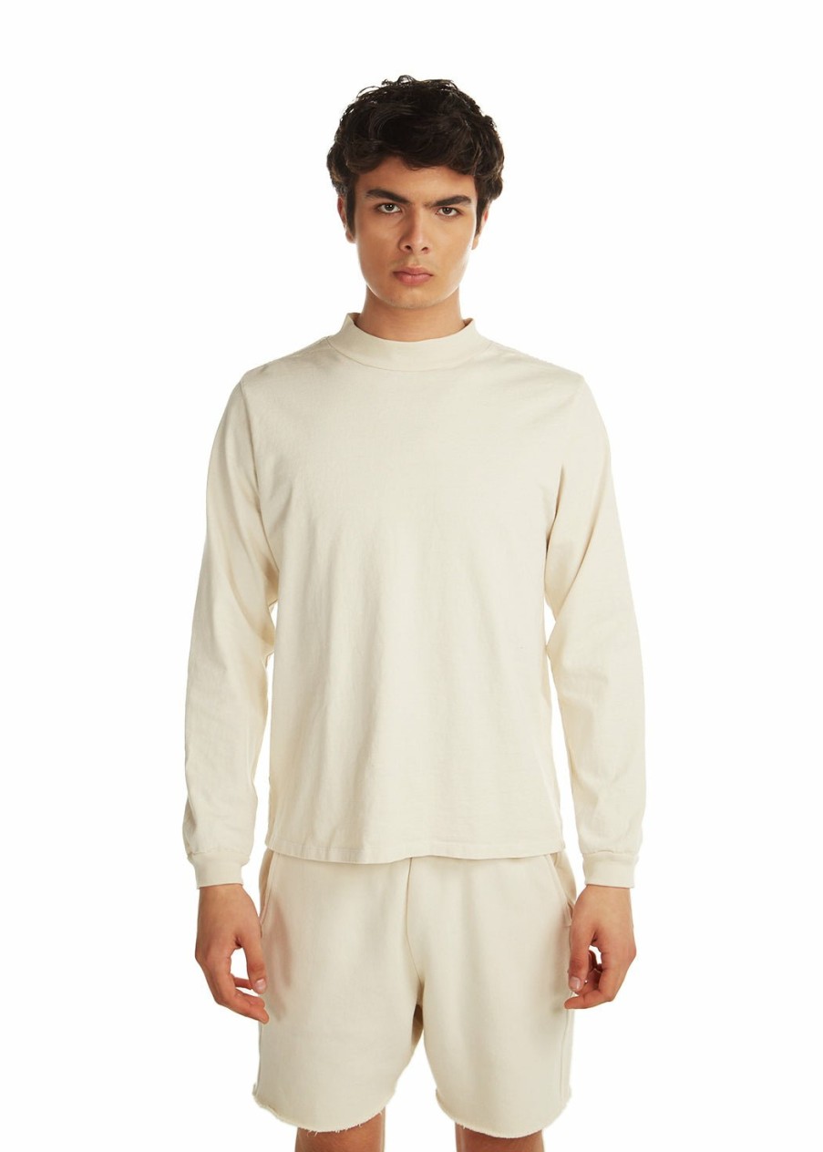 For Him LES TIEN Tees | Heavyweight Mock Neck Long Sleeve