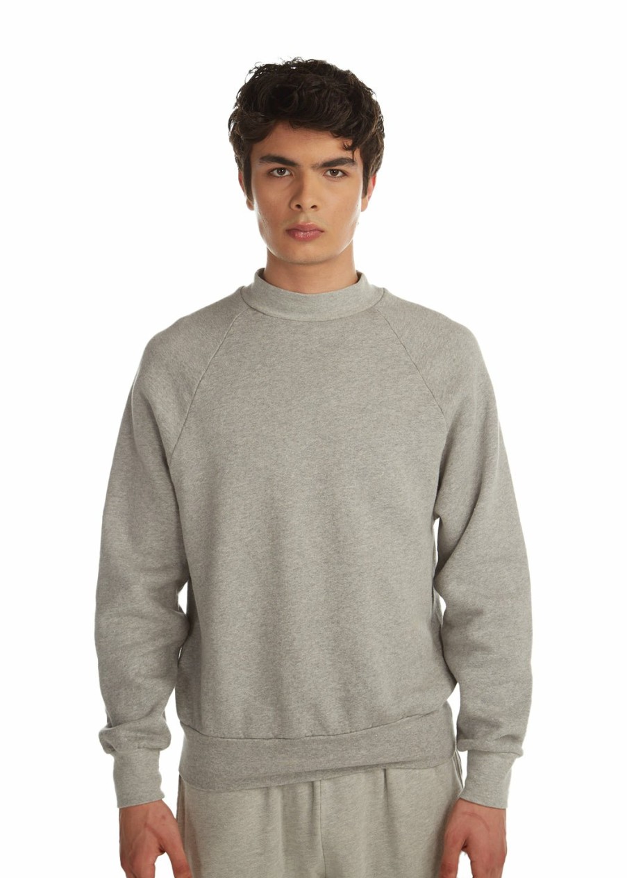 For Him LES TIEN Crew Necks | Heavyweight Mock Neck Raglan